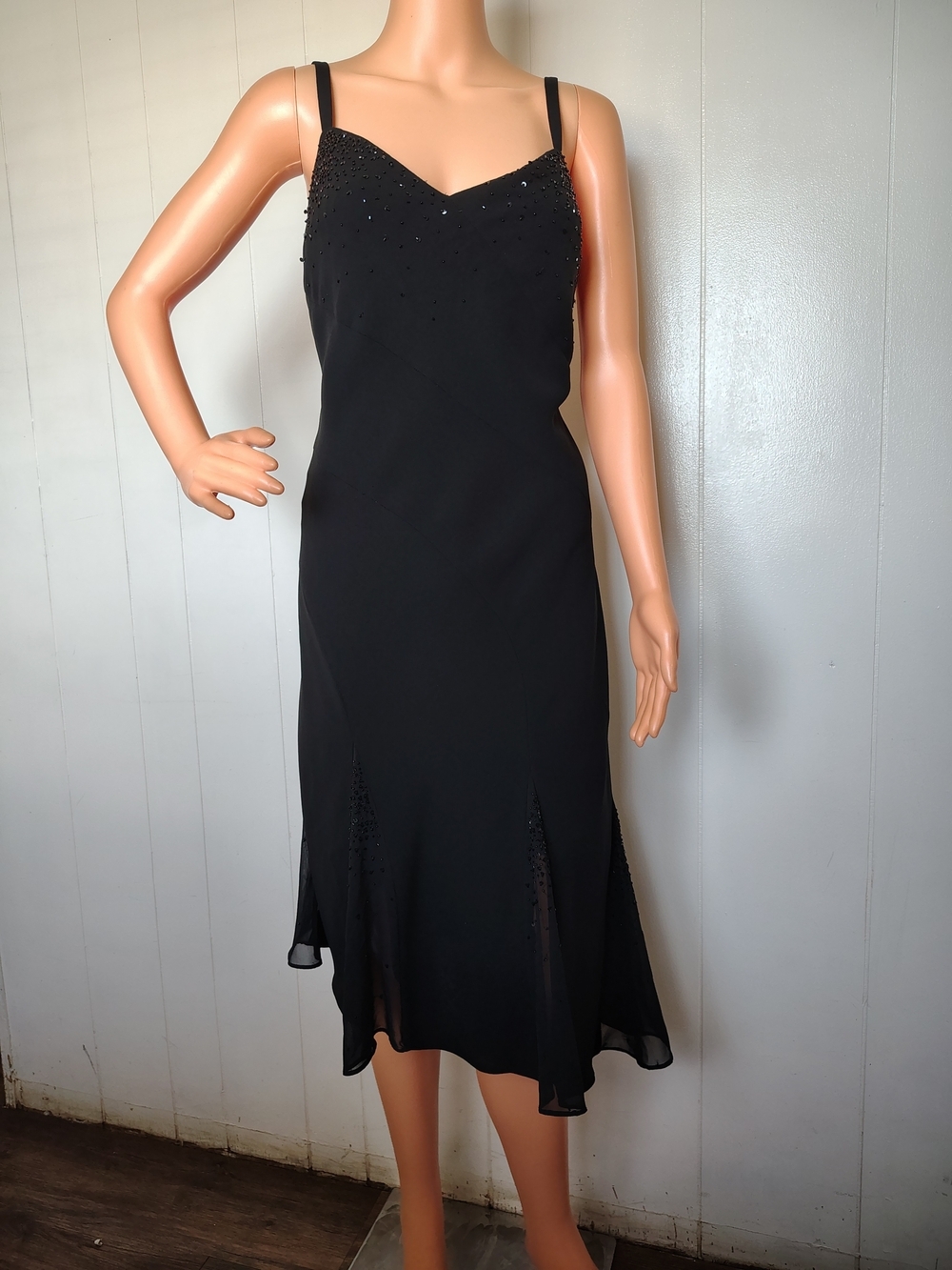 Evan Picone Black   Women's Evening Dress Size 10.